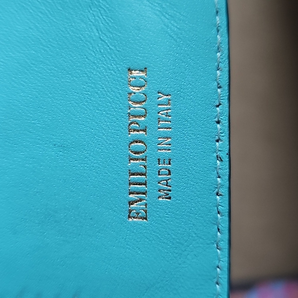 Emilio Pucci Stylish Blue and Purple Women's Wallet - Picture 3 of 5